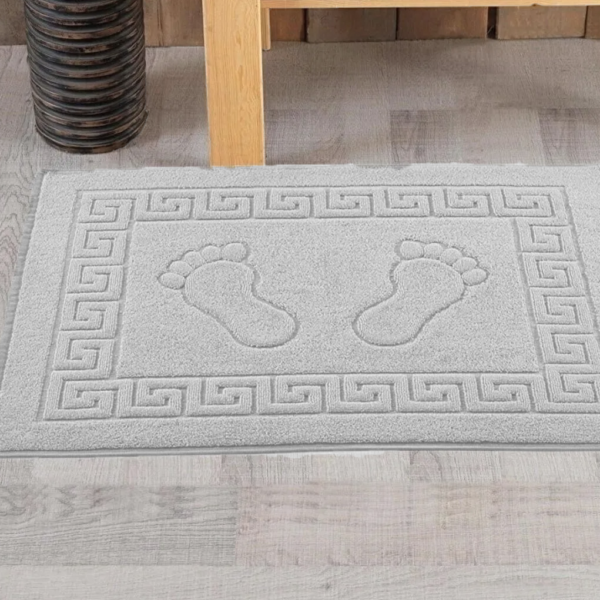 Logolu Beyaz Ayak Havlusu