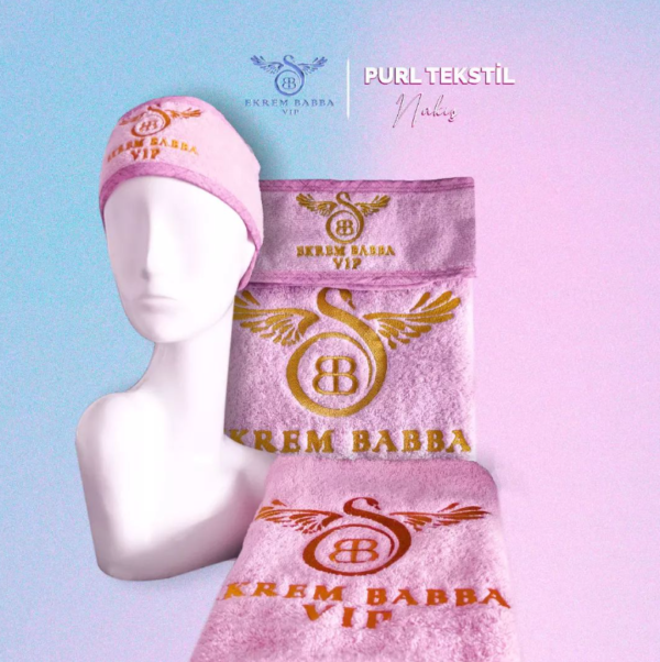 Güzellik Salonu Pembe Havlu Seti Pembe Havlu Seti