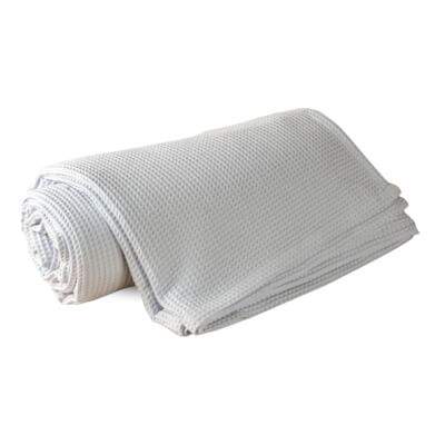 Tek Kişilik Otel Pikesi Logo Nakış İşlemeli